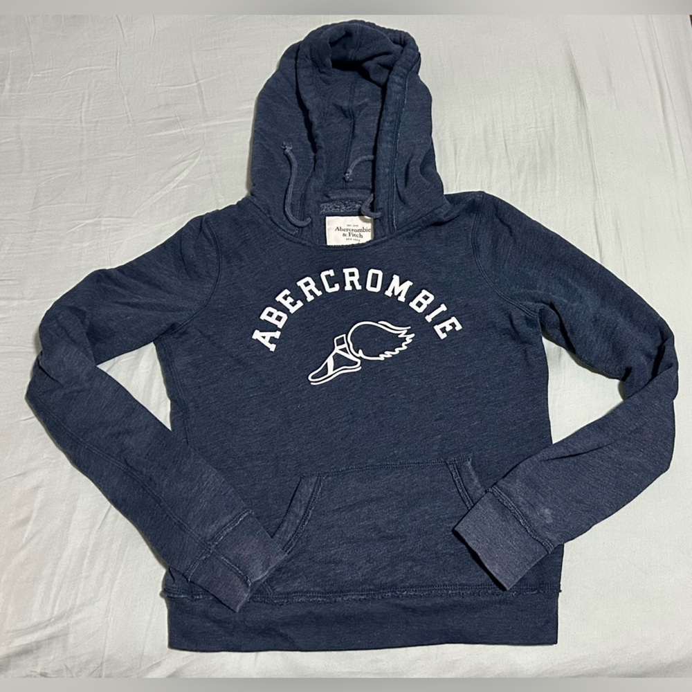 Abercrombie & Fitch Dark Blue/Grey Hoodie